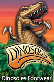 Welcome to Dinosoles - Home of dinosaur kids shoes & DinoGear dinosaur clothing! 
